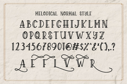 Melodical Font Qwrtype Foundry 