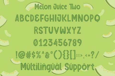 Melon Juice – Freshty Font Font Good Java 