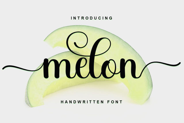 Melon Script Font muhammadzeky 