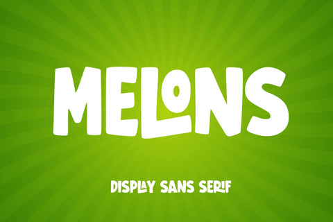 Melons Font Abo Daniel Studio 