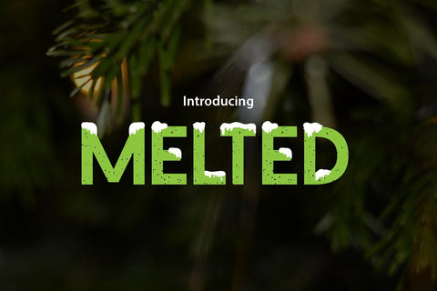 MELTED Font zafrans studio 