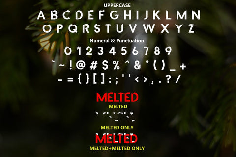 MELTED Font zafrans studio 