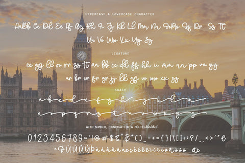 Melukis Senja Font Stefani Letter 