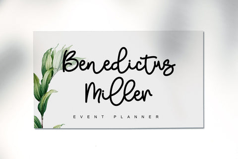 Melukis Senja Font Stefani Letter 