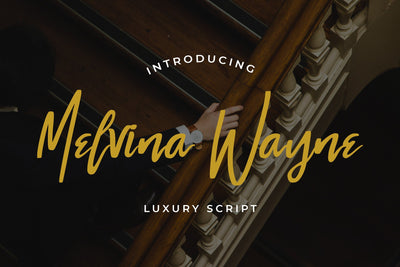 Melvina Wayne - Luxury Script Font Font StringLabs 