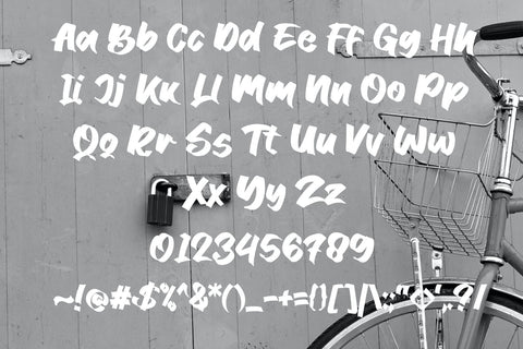 Melvines Font letterstockstd 
