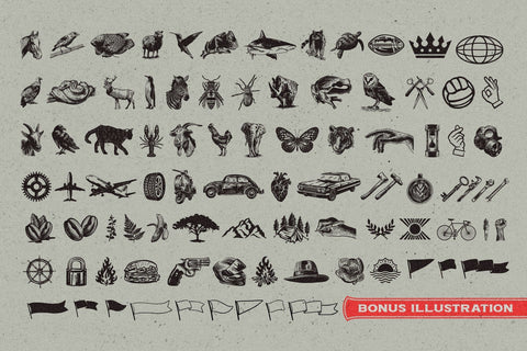 Melvins - Font Set SVG Arterfak Project 