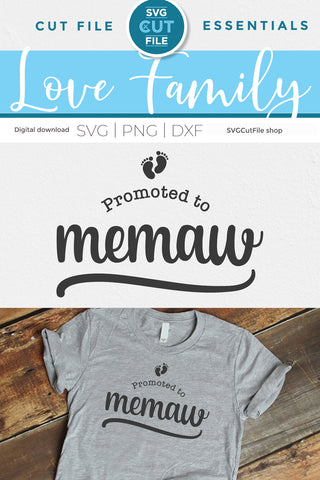 Memaw svg - my favorite people call me memaw SVG SVG Cut File 