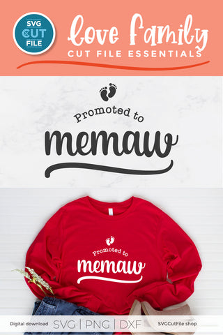 Memaw svg - my favorite people call me memaw SVG SVG Cut File 