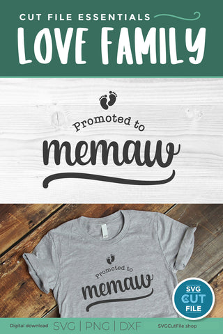 Memaw svg - my favorite people call me memaw SVG SVG Cut File 