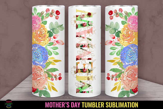 Memaw Tumbler Sublimation I Mothers Day Tumbler Wrap PNG Sublimation Happy Printables Club 