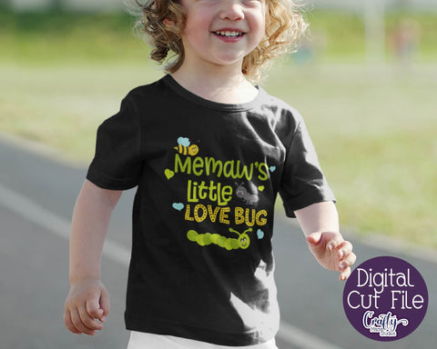 Memaw's Little Love Bug SVG Crafty Mama Studios 