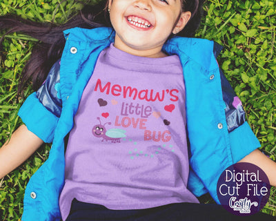 Memaw's Little Love Bug Svg SVG Crafty Mama Studios 