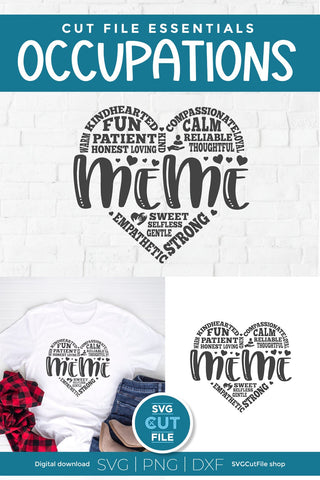 Meme svg, a Grandma MeMe svg for crafters SVG SVG Cut File 