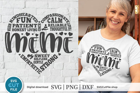 Meme svg, a Grandma MeMe svg for crafters SVG SVG Cut File 