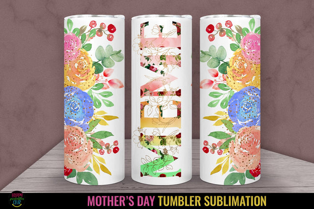 Meme Tumbler Sublimation I Mothers Day Tumbler Wrap PNG Sublimation Happy Printables Club 
