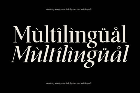 Memogram Typeface Font Storytype Studio 