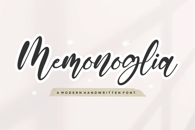 Memonoglia Font Qwrtype Foundry 