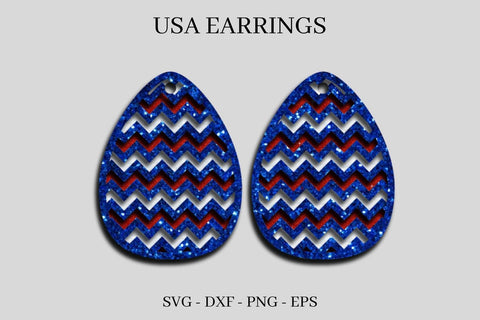 Memorial Day Earrings SVG SVG SvgOcean 