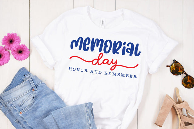 Memorial Day Honor And Remember SVG dapiyupi store 