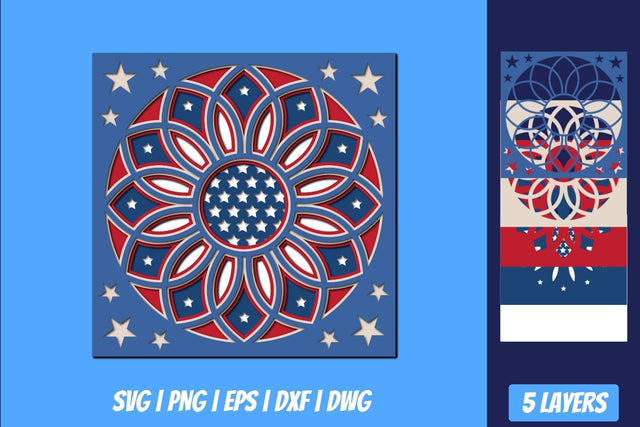 Memorial Day Shadow Box SVG SVG SvgOcean 