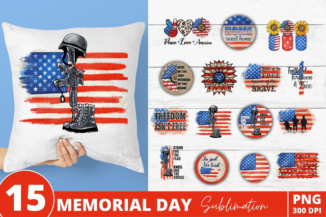 Memorial Day Sublimation Sublimation SvgOcean 