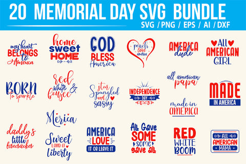 Memorial Day SVG Bundle SVG nirmal108roy 