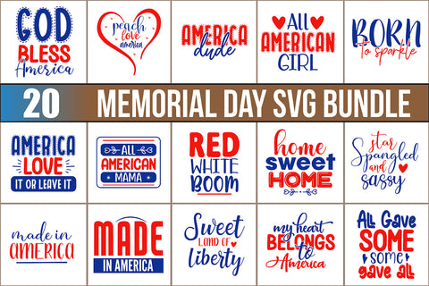 Memorial Day SVG Bundle SVG nirmal108roy 