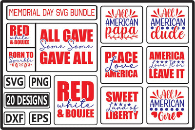 Memorial Day SVG Bundle SVG Shahin alam 