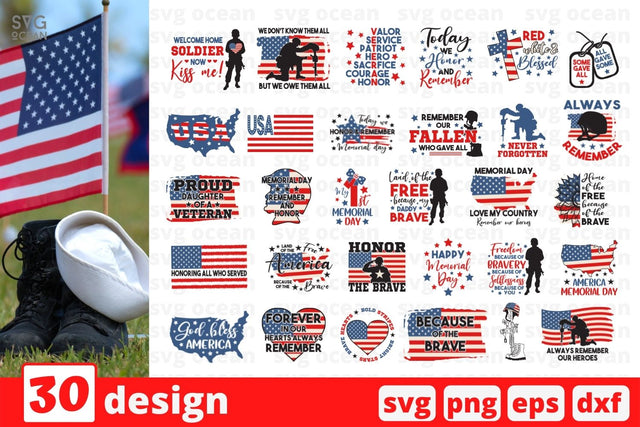 Memorial Day SVG Bundle SVG SvgOcean 