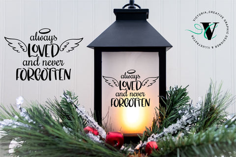 Memorial lantern SVG bundle, memorial quotes SVG Victoria.Creative 