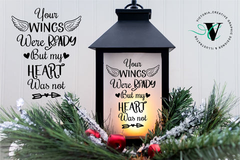 Memorial lantern SVG bundle, memorial quotes SVG Victoria.Creative 