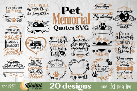Memorial Pets Quotes | Favorite Pets | Best Friend SVG Evgenyia Guschina 