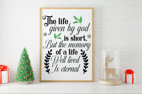 Memorial Quotes SVG bundle SVG DESIGNISTIC 