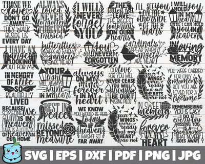 Memorial SVG Bundle SVG MintyMarshmallows 
