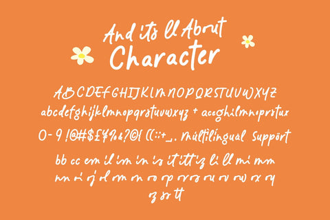 Memoriz - A Cute Handwritten Font Font Four Lines Std. 