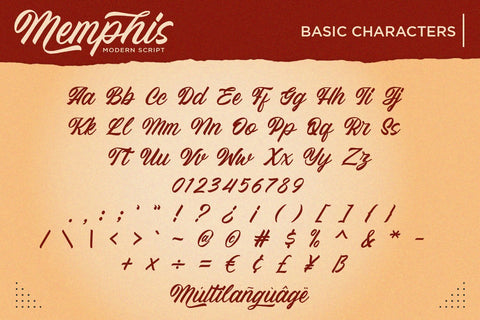 Memphis - Modern Script Font Font Alpaprana Studio 