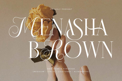 Menasha Brown Typeface Font Storytype Studio 