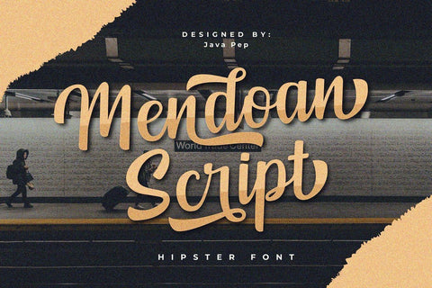 Mendoan Script Font Javapep 
