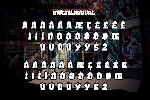 MENOR - Display Graffiti Style Font Font twinletter 