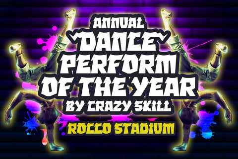 MENOR - Display Graffiti Style Font Font twinletter 