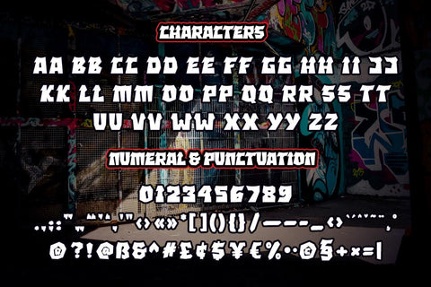MENOR - Display Graffiti Style Font Font twinletter 