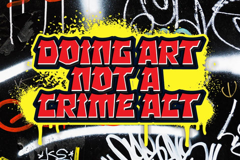 MENOR - Display Graffiti Style Font Font twinletter 