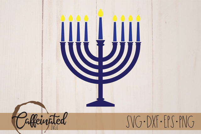 Menorah SVG SVG Caffeinated SVGs 