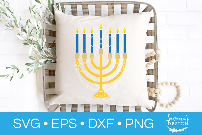 Menorah SVG SVG SavanasDesign 