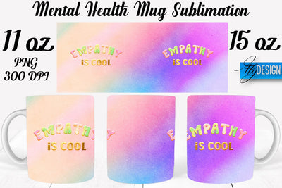 Mental Health 11 | 15 oz Mug Sublimation Sublimation Fly Design 