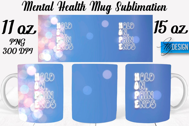 Mental Health 11 | 15 oz Mug Sublimation Sublimation Fly Design 