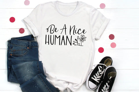 Mental Health Awareness SVG - Be a Nice Human SVG CraftLabSVG 