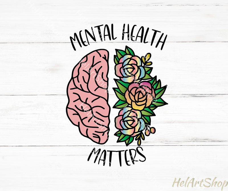 Mental Health Matters Png, Sublimation Png - So Fontsy