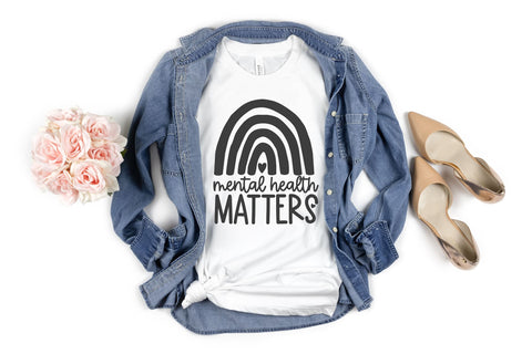 Mental Health Matters Rainbow SVG File SVG Toteally Creations 